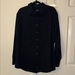 Alan Flusser Black Button Down Shirt